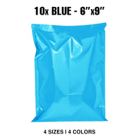 iSOUL Poly Mailing Bags - Mixed 50 Colours in 4 Sizes - Durable, Secure, Tamper-Proof - 50 Pack delivery bags postage bags postbag mailing bag