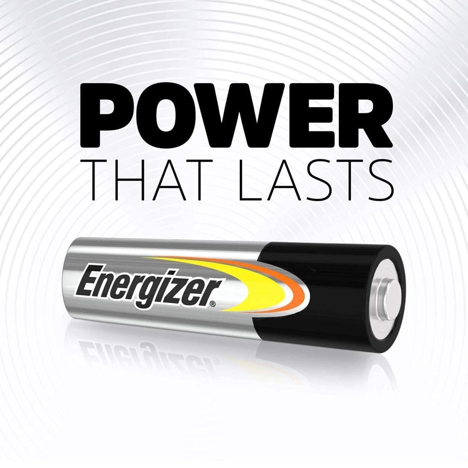 Energizer AA Industrial Battery Alkaline MN1500 LR6 - 1.5V, Leak-Resistant Design Accessories Batteries