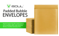 Bubble Envelopes Gold Peel & Seal Shipping Bag Small to large Size for Packaging