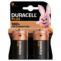 Duracell  D Size Plus Power Batteries | 2 Pack