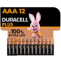 Duracell AAA Plus Power Alkaline  Batteries | 12 Pack