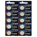 Renata CR1620 Watch Battery 3V Swiss Made | 10 Pack