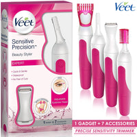 Veet Sensitive Precision Waterproof Bikini Face Hair Trimmer Kit