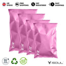 Mixed Size Multi Pack Color Mailing Bags, Self Seal 4 Size Strong Waterproof Poly Plastic Envelopes for Parcels, Packaging, Small, Medium, Large Mail, Shipping Delivery Bags