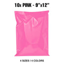 iSOUL Poly Mailing Bags - Mixed 50 Colours in 4 Sizes - Durable, Secure, Tamper-Proof - 50 Pack delivery bags postage bags postbag mailing bag