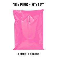 iSOUL Poly Mailing Bags - Mixed 50 Colours in 4 Sizes - Durable, Secure, Tamper-Proof - 50 Pack delivery bags postage bags postbag mailing bag
