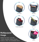 50 Mixed Size Grey Mailing Bags, Postage Bags for Clothes, Self-Seal Closure Parcel Bags 5 Sizes Small to Large Postal Bags 10 Each delivery bags postage bags postbag