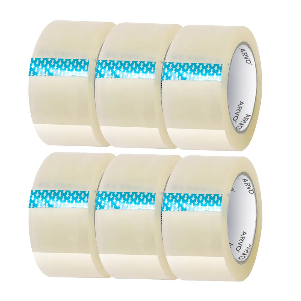 Clear Packaging Tape 48mm x 66M for Moving House, Parcels, Cardboard Box