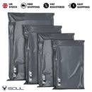 100 Mixed Size Mailing Postage bags Self-Seal Closure Parcel Bags for Posting Clothes, Tempered Proof Envelope, Small to Large Packaging Bags selfseal mailbags mailing  bag