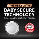 Duracell CR2032 Batteries Pack of 4 - Up to 70% Extra Life with Baby Secure Technology - Durable Accessories Devices