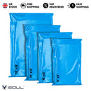 100 Mixed Size Mailing Postage bags Self-Seal Closure Parcel Bags for Posting Clothes, Tempered Proof Envelope, Small to Large Packaging Bags selfseal mailbags mailing  bag