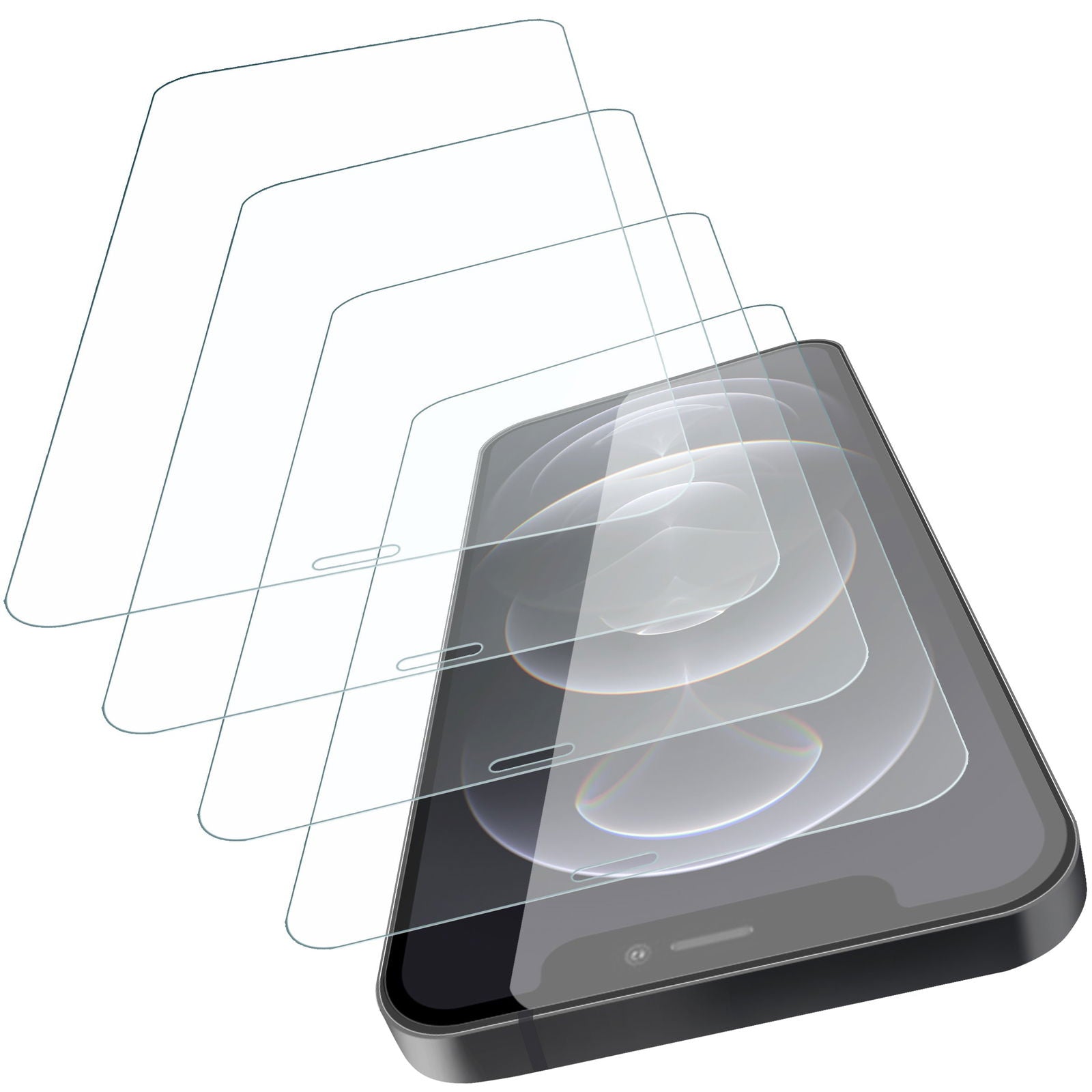 Best iPhone 12 Pro Max Screen Protector 4 Pack - TradeBay 