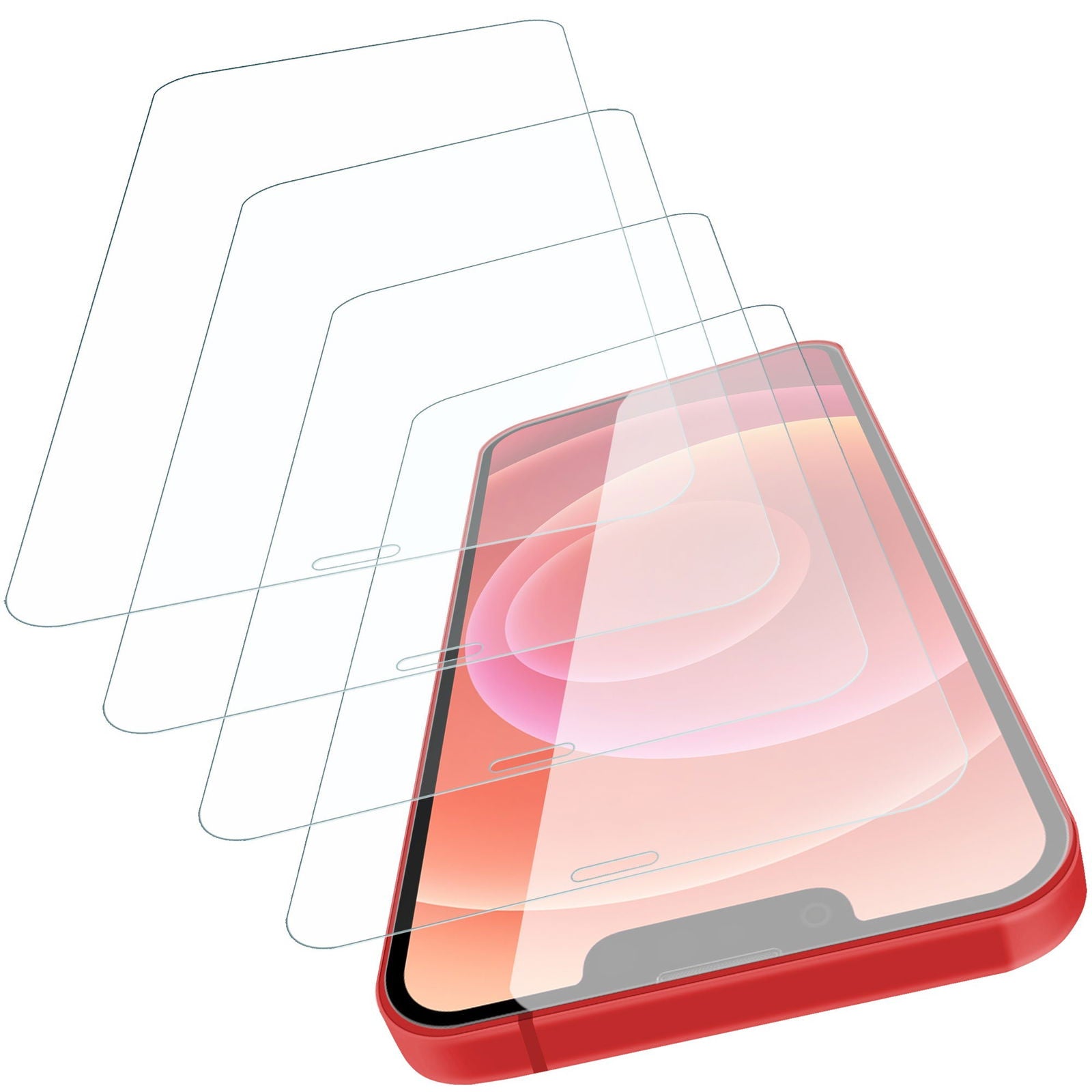 Best iPhone 12 Screen Protector and iPhone 12 Pro Screen Protector 4 Pack - TradeBay 