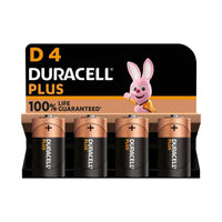 Duracell Plus D Batteries (Multi-Pack) - Reliable, Long-Lasting Energy for Household & Toys