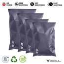 Mixed Size Multi Pack Color Mailing Bags, Self Seal 4 Size Strong Waterproof Poly Plastic Envelopes for Parcels, Packaging, Small, Medium, Large Mail, Shipping Delivery Bags