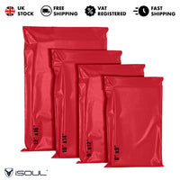 100 Mixed Size Mailing Postage bags Self-Seal Closure Parcel Bags for Posting Clothes, Tempered Proof Envelope, Small to Large Packaging Bags selfseal mailbags mailing  bag