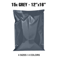 iSOUL Poly Mailing Bags - Mixed 50 Colours in 4 Sizes - Durable, Secure, Tamper-Proof - 50 Pack delivery bags postage bags postbag mailing bag
