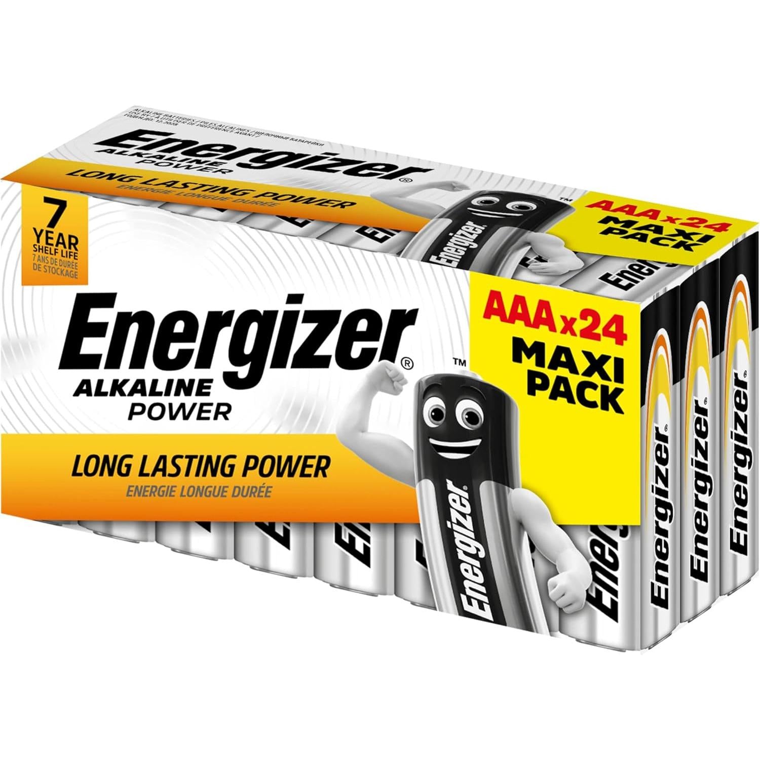 Energizer AAA Alkaline Power Batteries, Family Pack (24) Accessories Devices