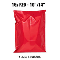 iSOUL Poly Mailing Bags - Mixed 50 Colours in 4 Sizes - Durable, Secure, Tamper-Proof - 50 Pack delivery bags postage bags postbag mailing bag