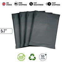 iSOUL Grey Mailing Bags for Posting Clothes 5”x7” to 24”x36”, Self-Seal Closure Postal Packaging Bags, Tempered Proof Postage Bags Envelopes