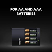 Duracell Rechargeable AA Batteries (Pack of 4), Pre-Charged 1300mAh & 2500 mAh NiMH Longest Lasting Rechargeable battery with 0% plastic 100% recyclable packaging