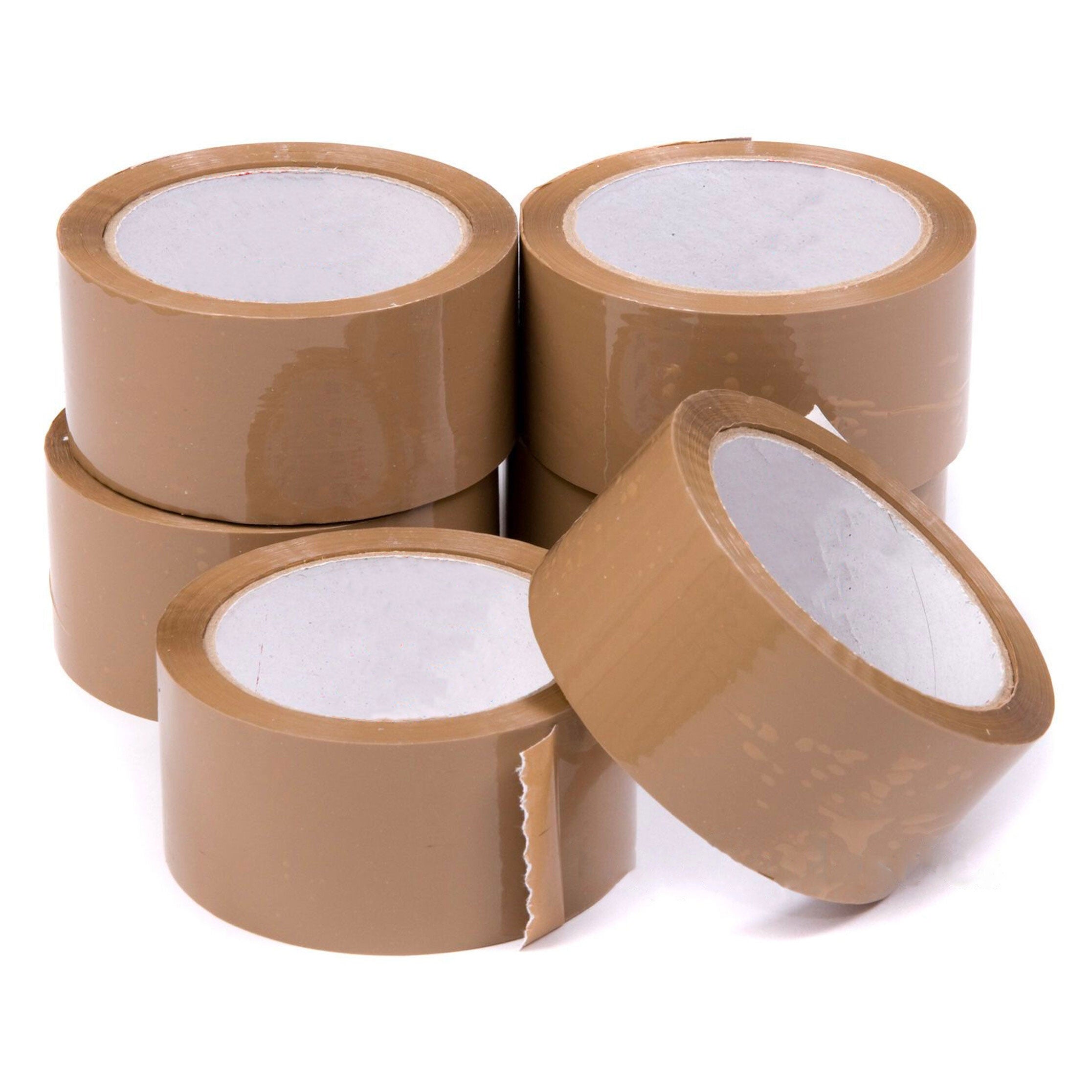 Brown Packaging Tape 48mm x 66M for Moving House, Parcels, Cardboard Box