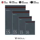 iSOUL 65 Mixed Grey Parcel Bags - 4 Sizes Self Seal Poly Postal Bags for Shipping - TradeBay 