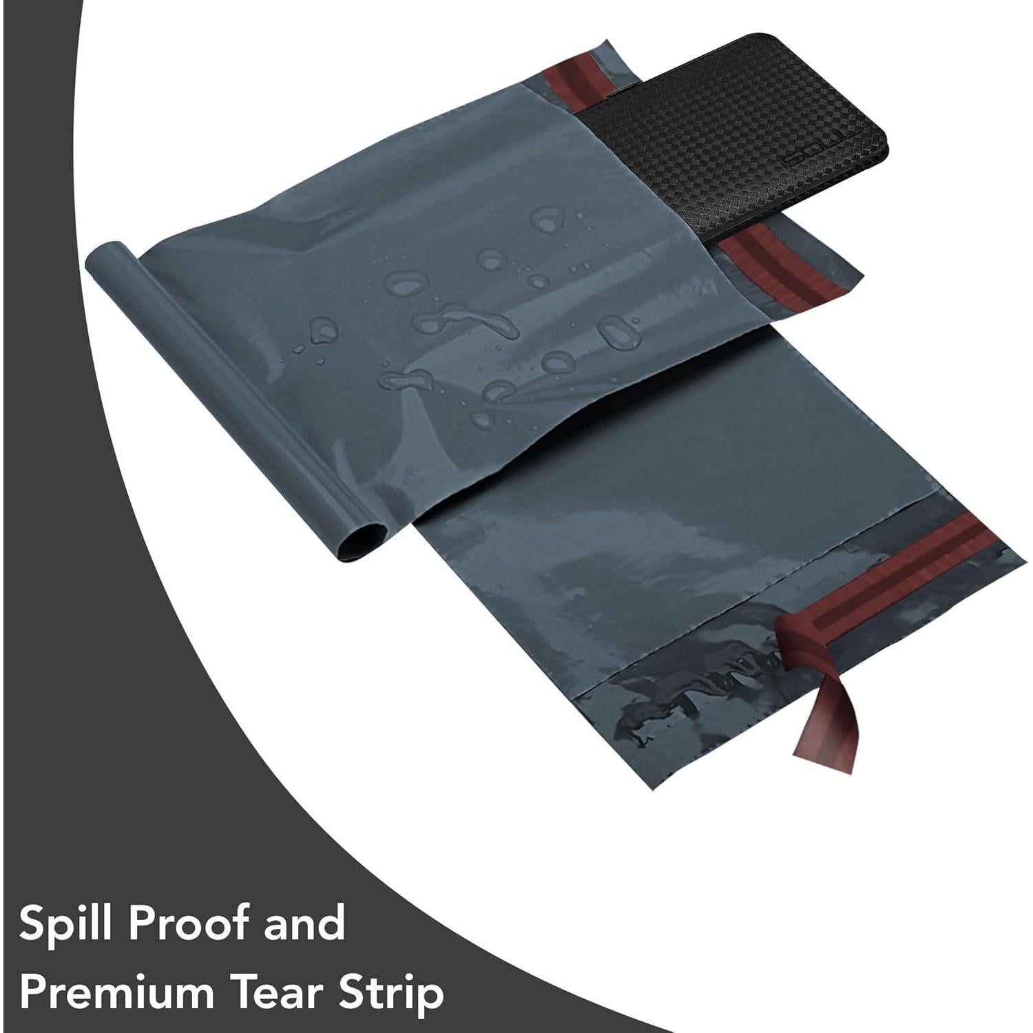 iSOUL 65 Mixed Grey Parcel Bags - 4 Sizes Self Seal Poly Postal Bags for Shipping - TradeBay 